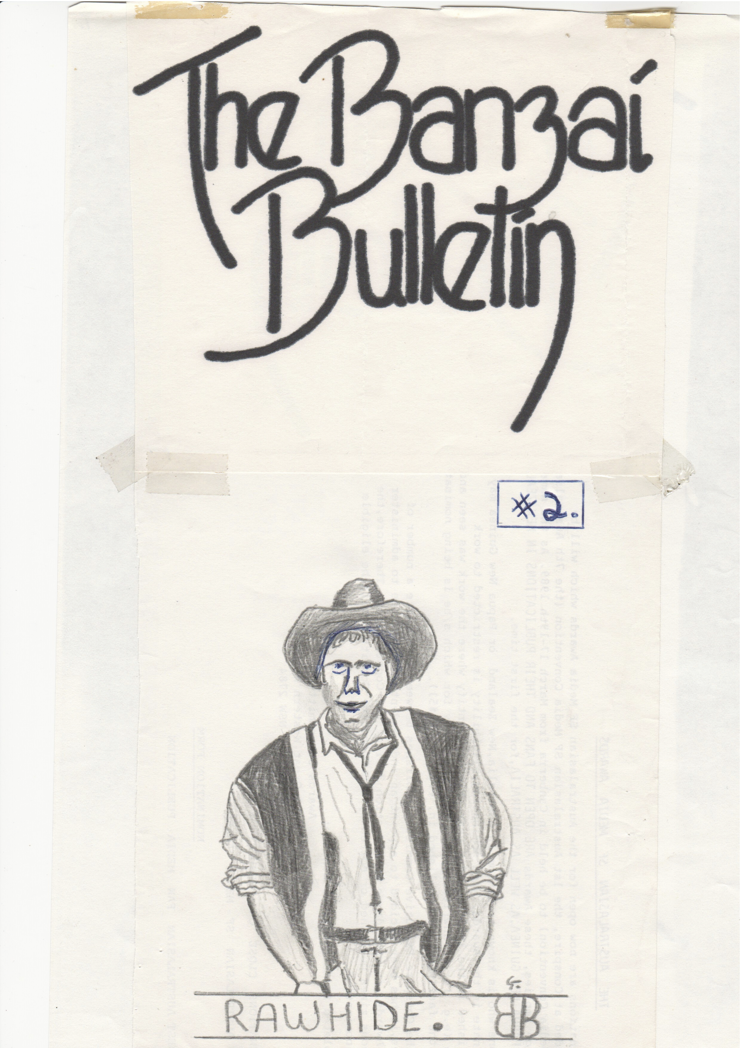 The Banzai
          Bulletin #2 cover