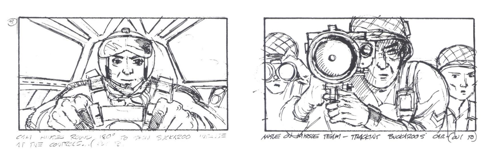 Buckaroo Banzai Storyboards