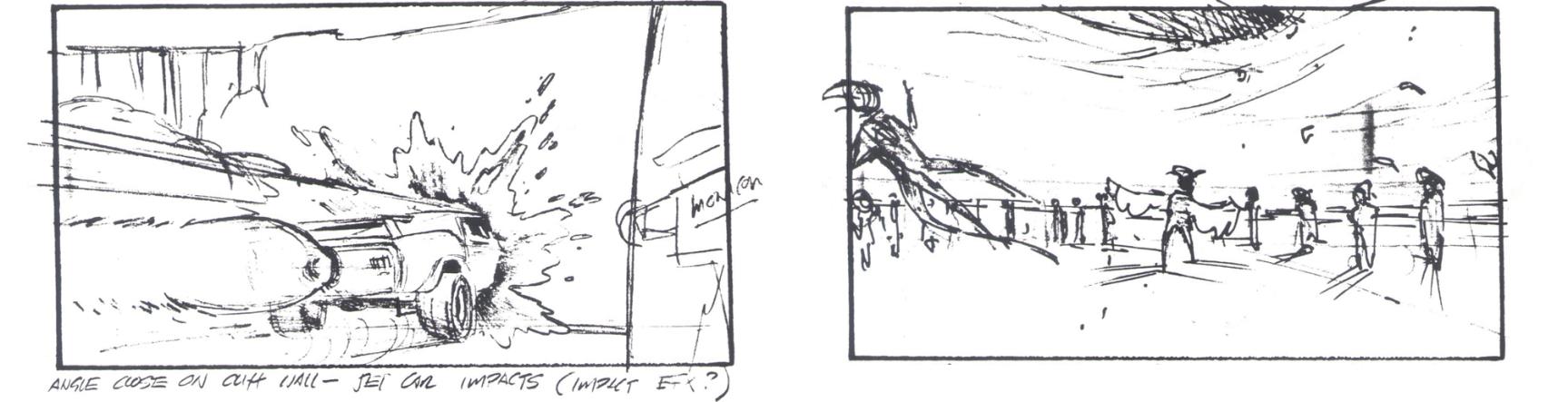 Buckaroo Banzai Storyboards