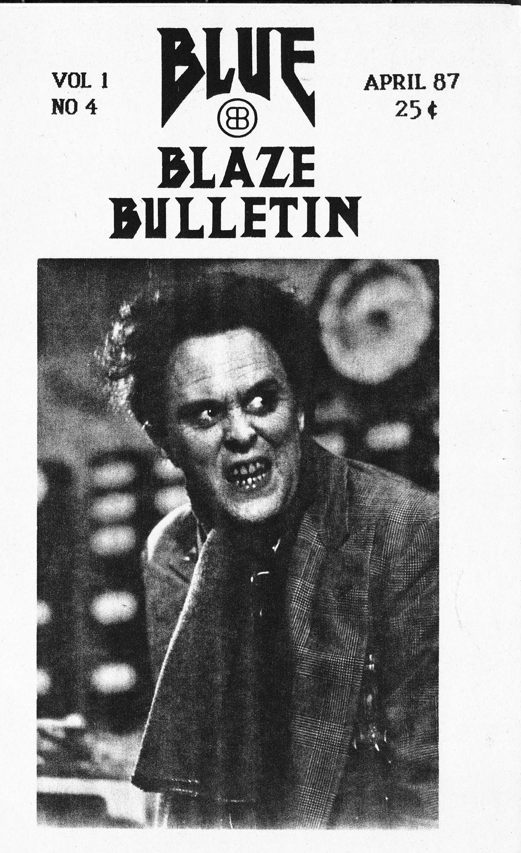 Blue Blaze
          Bulletin Vol 1 Issue 4
